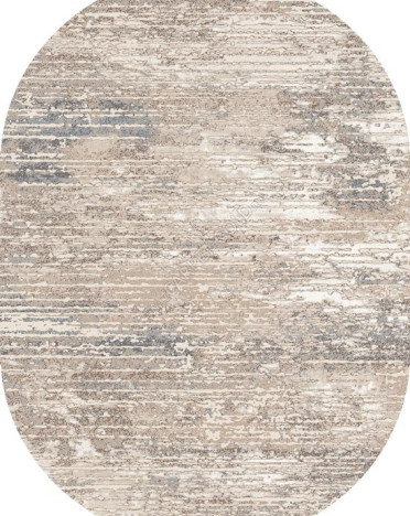 Ковер российский 32102-30324 Тач (Фризе, бежевый) овальный
