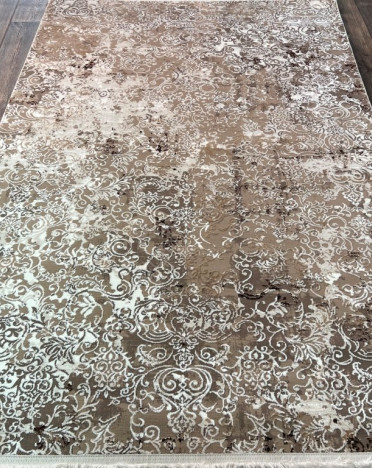 Турецкий ковер Atlantik Hali Deco 10134A (Полиэстер, бежевый)